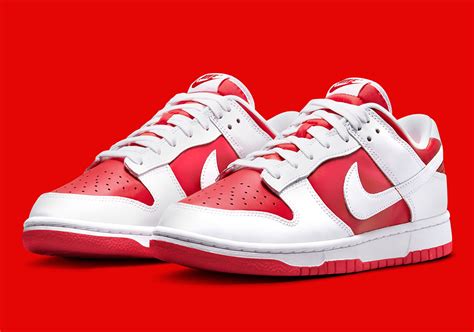 red white nike dunks|Nike dunk white university red.